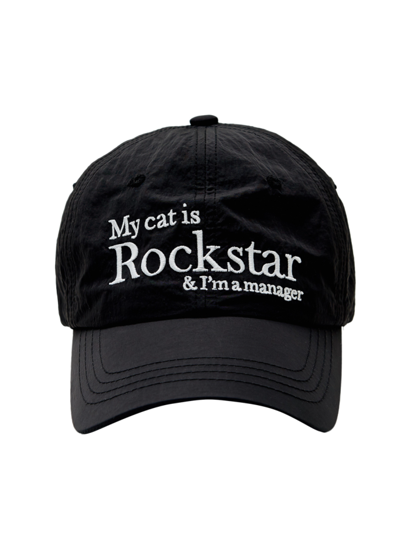 [Joegush] ROCKSTAR CAT CAP (BLACK)