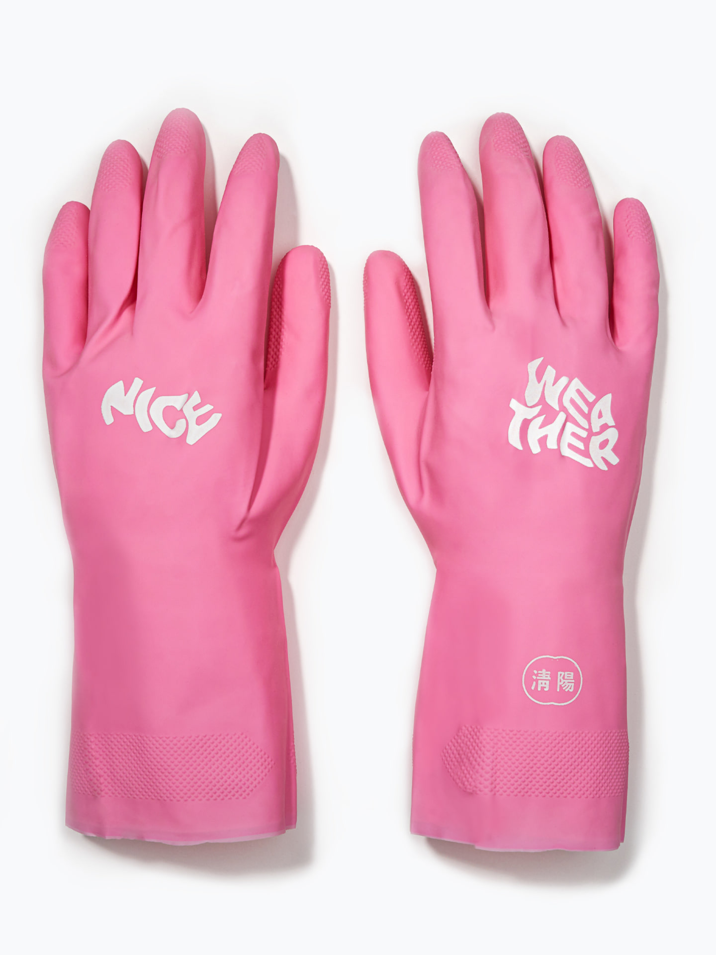 [Nice Weather] RUBBER GLOVES VER.2 (PINK)