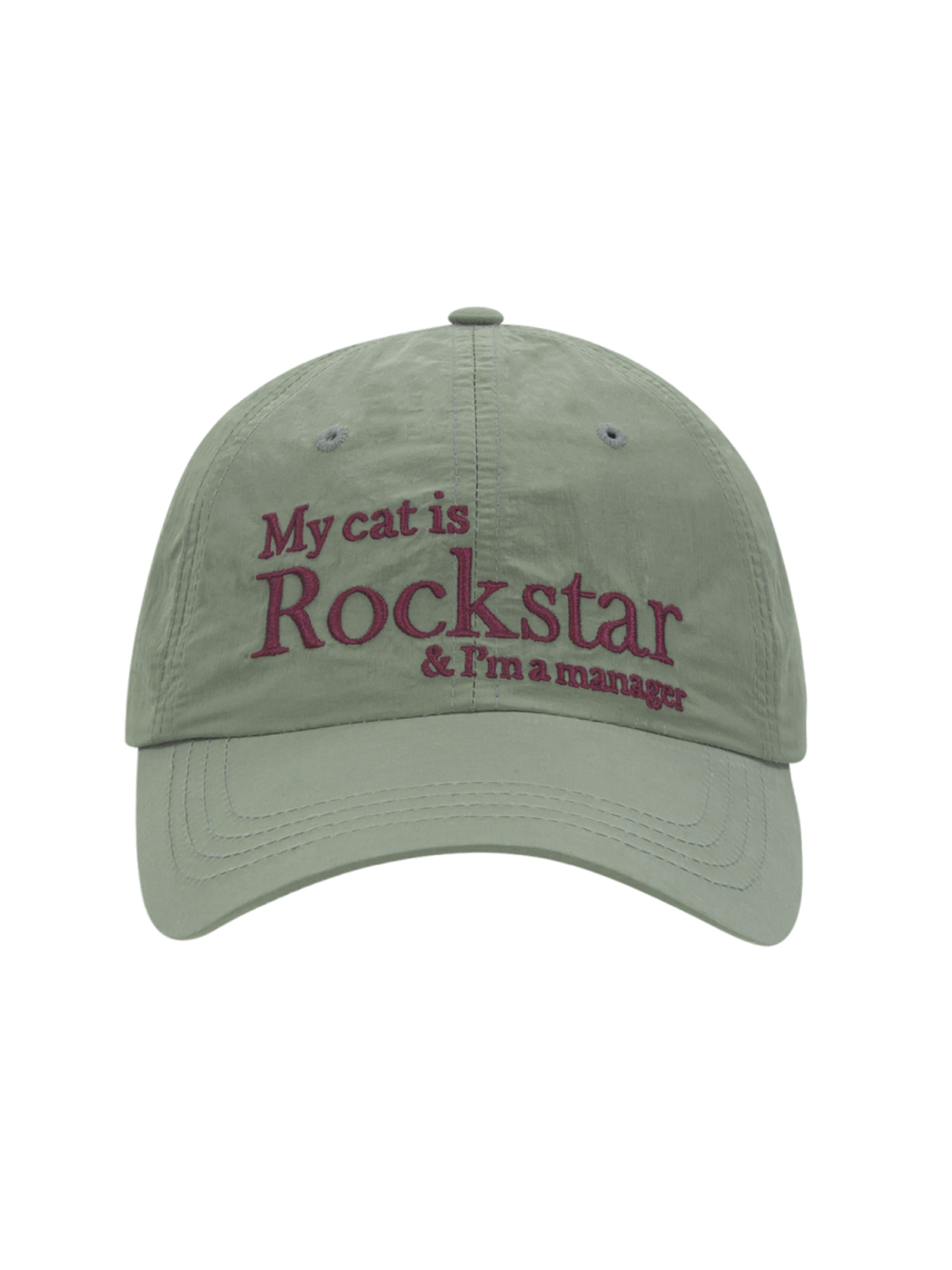 [Joegush] ROCKSTAR CAT CAP (OLIVE)