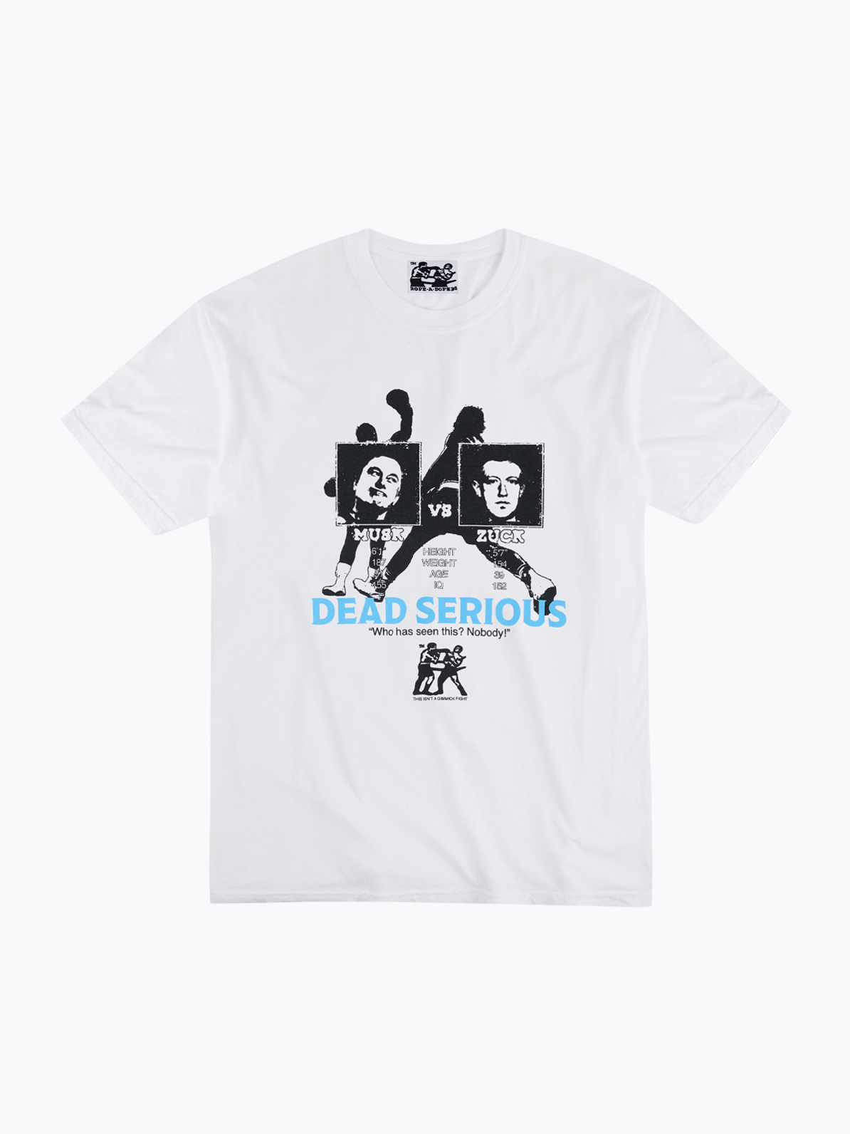 [ROPE A DOPE 34] DEAD SERIOUS TEE (WHITE)