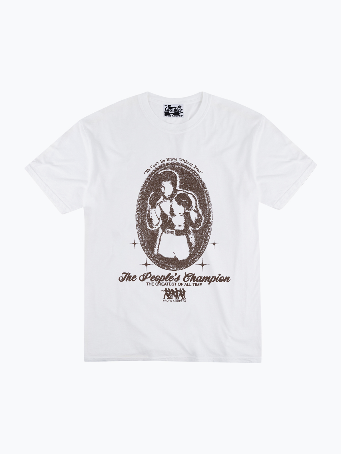 [ROPE A DOPE 34] THE PEOPLE’S CHAMPION TEE (WHITE)