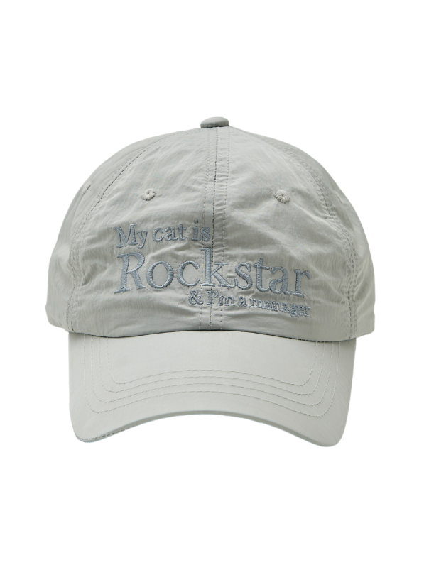 [Joegush] ROCKSTAR CAT CAP (LIGHT GREY)
