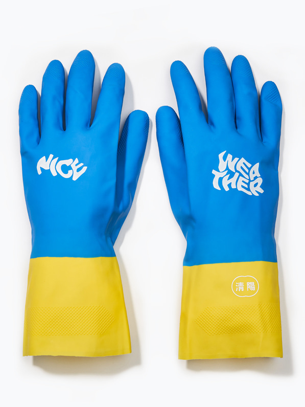 [Nice Weather] RUBBER GLOVES VER.2 (TWO-TONE)