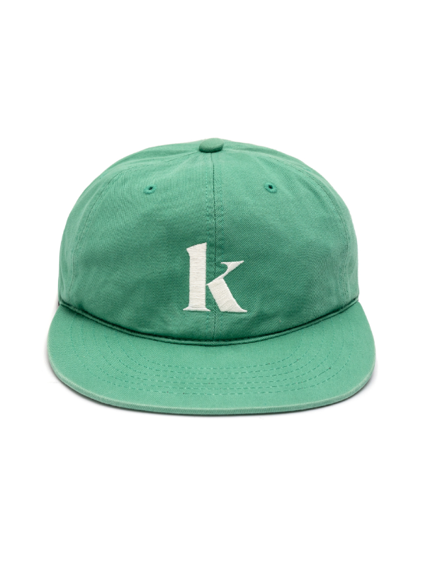 [Kompakt Record Bar] “K” 6PANEL BALL CAP (GREEN)