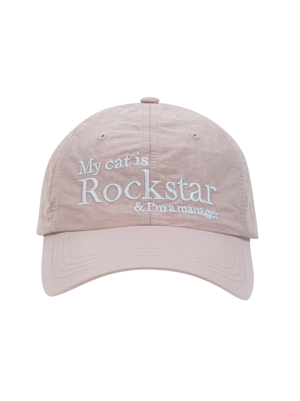 [Joegush] ROCKSTAR CAT CAP (BABY PINK)
