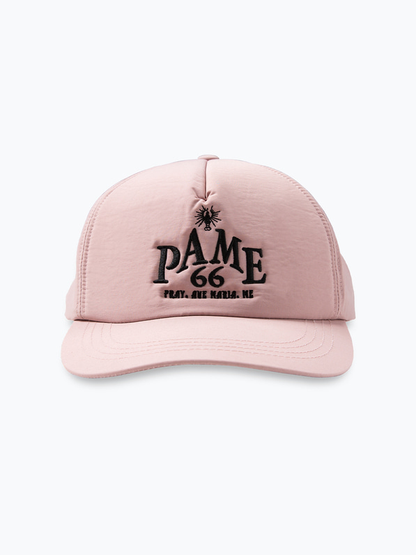 [PAME66] SLOGAN CAP (PINK)