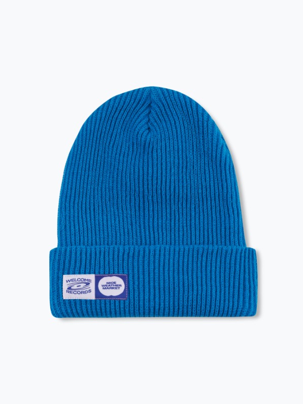 [Welcome Records] WELCOME TO NICEWEATHER BEANIE (BLUE)