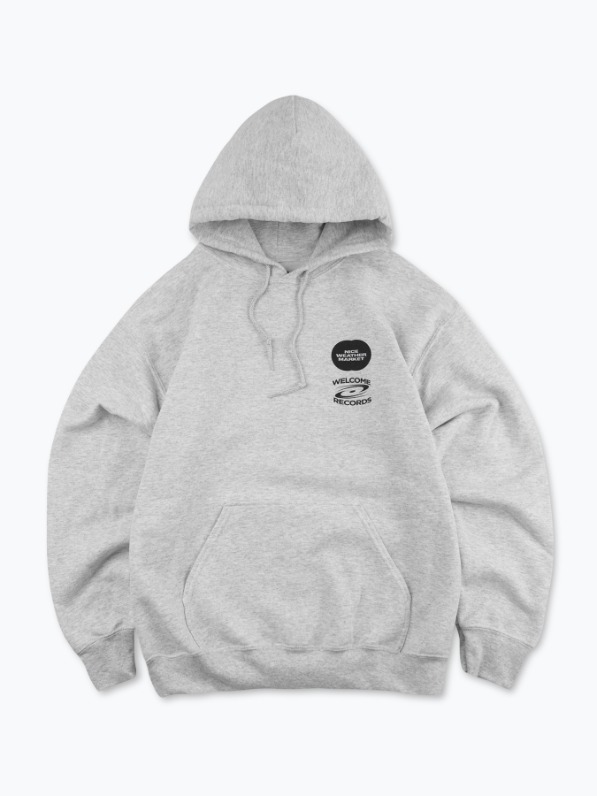 [Welcome Records] WELCOME TO NICEWEATHER HOODIE (ASH GRAY)