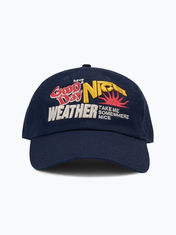 [Nice Weather Apparel] GOOD DAY CAP (NAVY/MULTI)