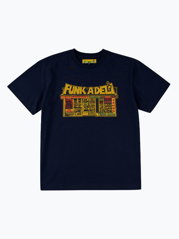 [FUNK A DELI] GROCERY TEE (NAVY)