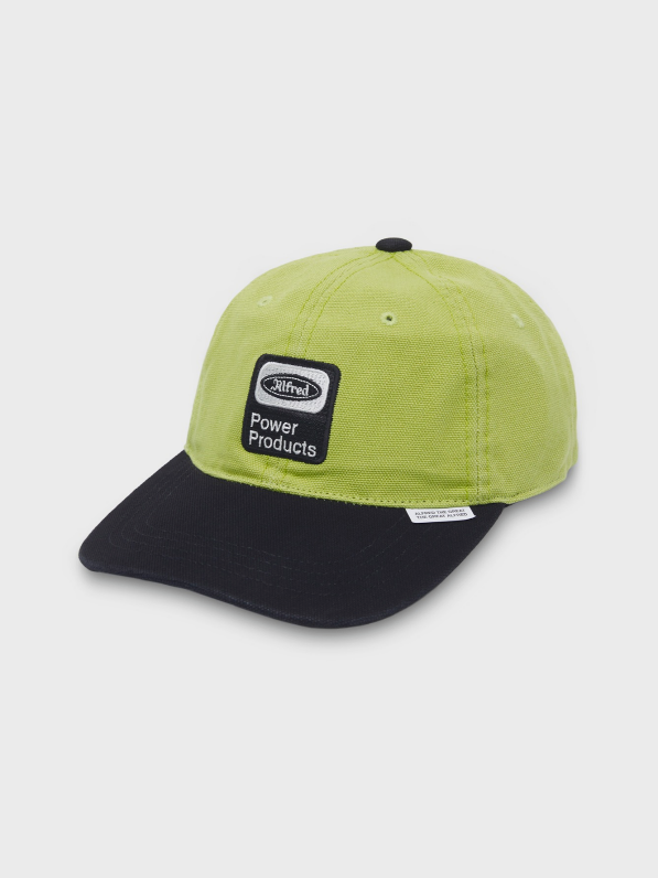 [Alfred] POWER PRODUCTS CAP (YELLOW GREEN/BLACK)