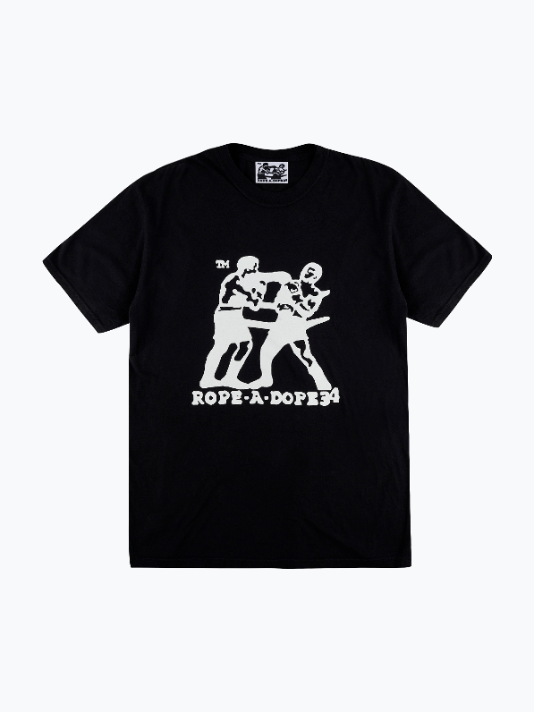 [ROPE A DOPE 34] ROPE A DOPE LOGO TEE (BLACK)
