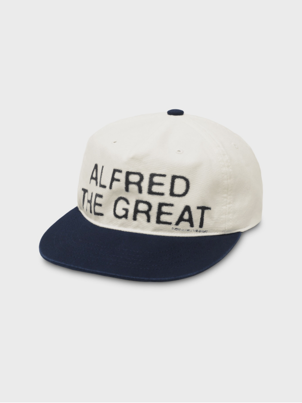 [Alfred] FRED THE GREAT STENCIL CAP (WHITE/NAVY)