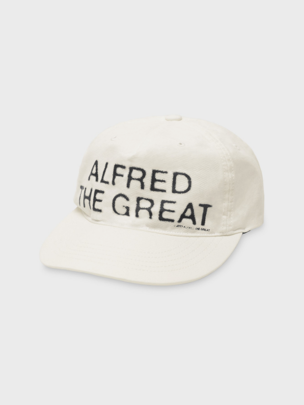 [Alfred] FRED THE GREAT STENCIL CAP (WHITE)