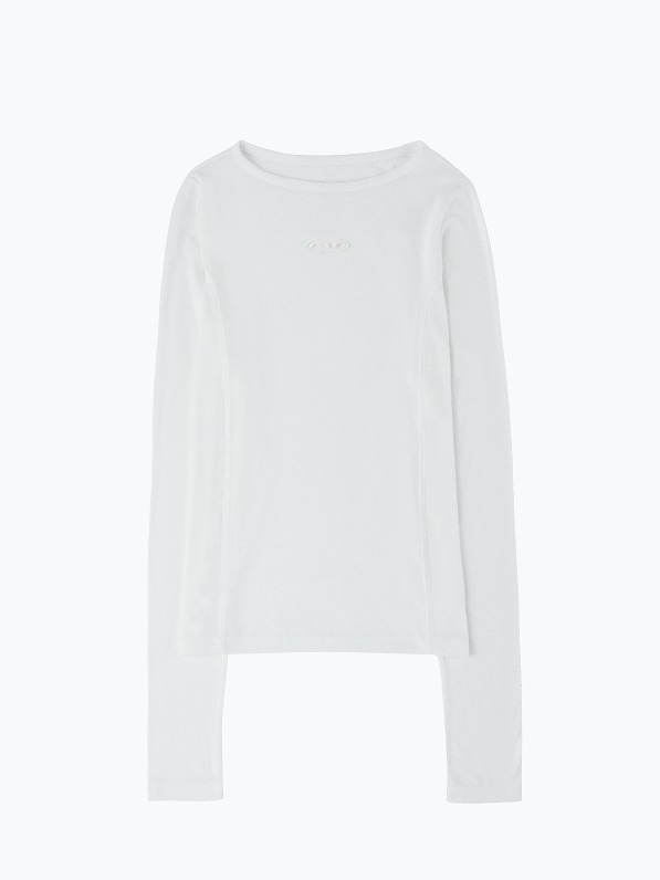 [FAD] SEE-THROUGH LONG SLEEVES (WHITE)