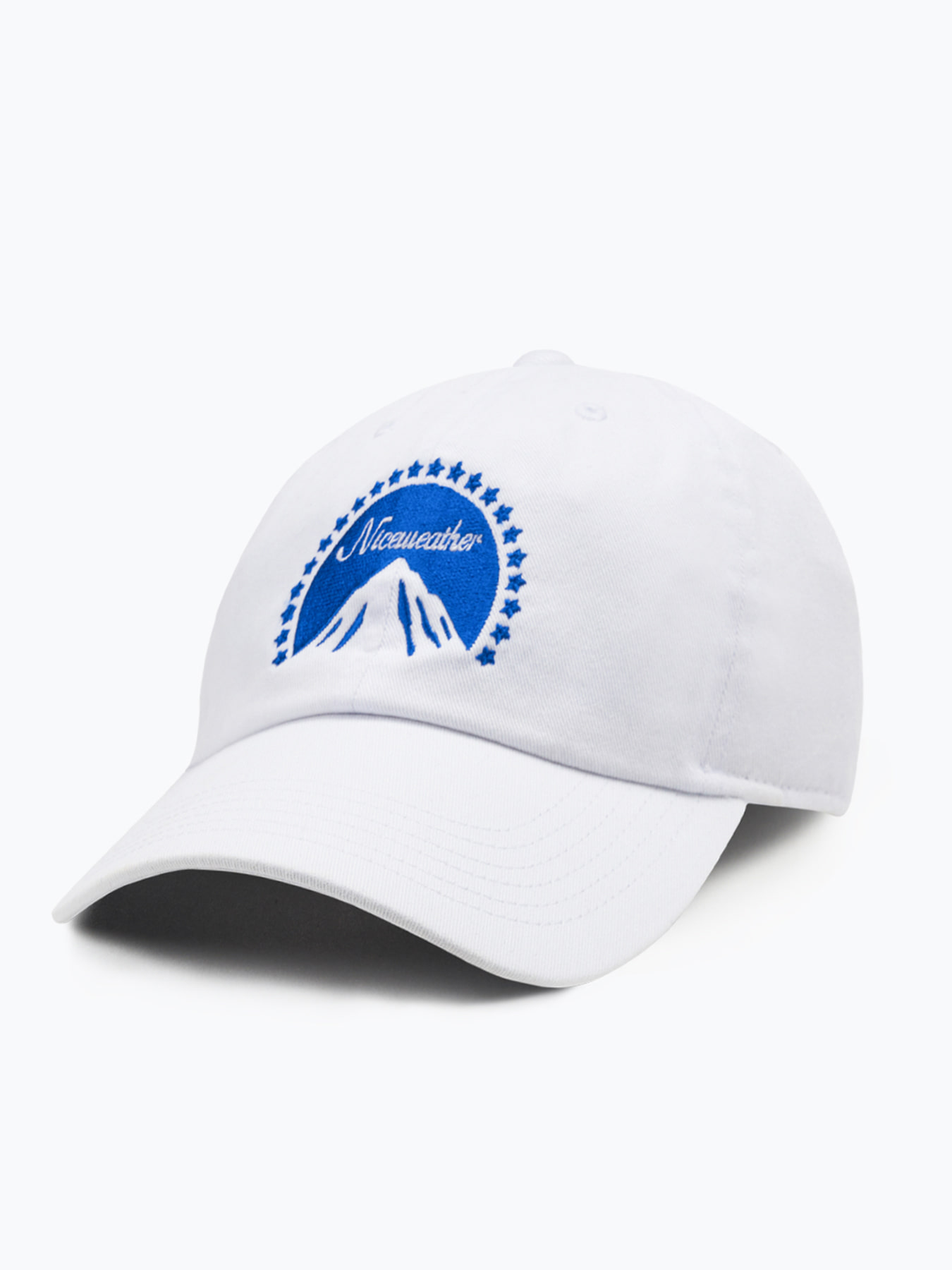 [Nice Weather Apparel] MOUNTAIN PARODY CAP (WHITE)